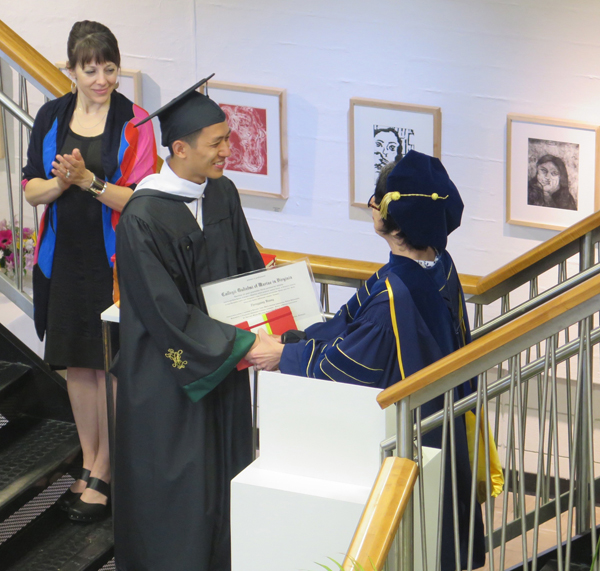 Zhengyang Huang, Studio Art with Honors; Honors Fellowship Award recipient, Studio Art Alumni Award recipient, Phi Beta Kappa (PBK) inductee