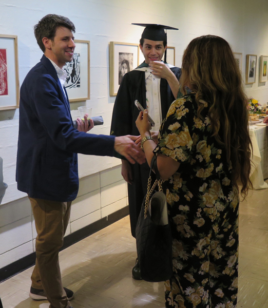 Professor Mike Jabbur and Michael Hernandez Euseda