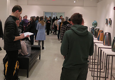 Artist David Crane's  Reception and Talk in the Andrews Gallery