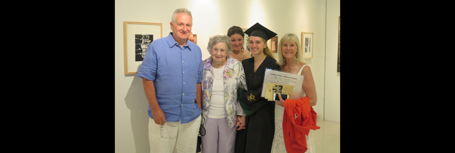 Gallery Senior Show "Color Safari", Kristie Turkal and family