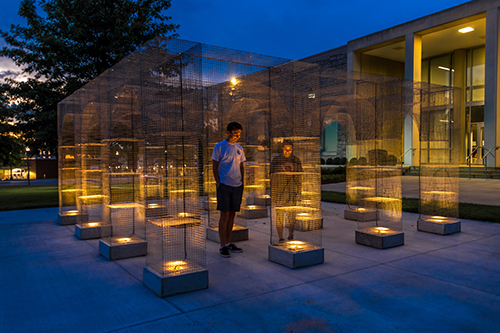 Michael Dreager, Light Pavilion, now on view, James Madison University 