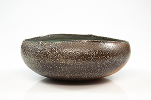 Mike Jabbur, Bowl, Stoneware, Celadon Glaze and Flashing Slip, Wheel-Thrown, Soda Fired 2.75 x 7.5 x 6.5"