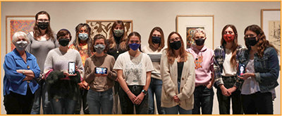 The Spring 2021 Curatorial Project  Art History students, under the guidance of Professor Catherine Levesque