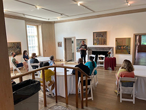 John Lee's artist talk for his solo exhibition, September '22, Abington Art Center, Jenkintown, PA