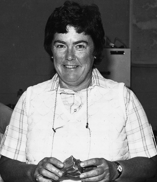 black and white image of Charlotte Mangum