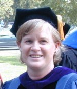Susan Marks Schmidt (W&M '81) in Duke PhD robes when she was faculty at Winthrop University.