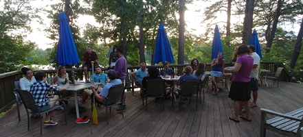 Biology Graduate Students at a Picnic Fall 2017