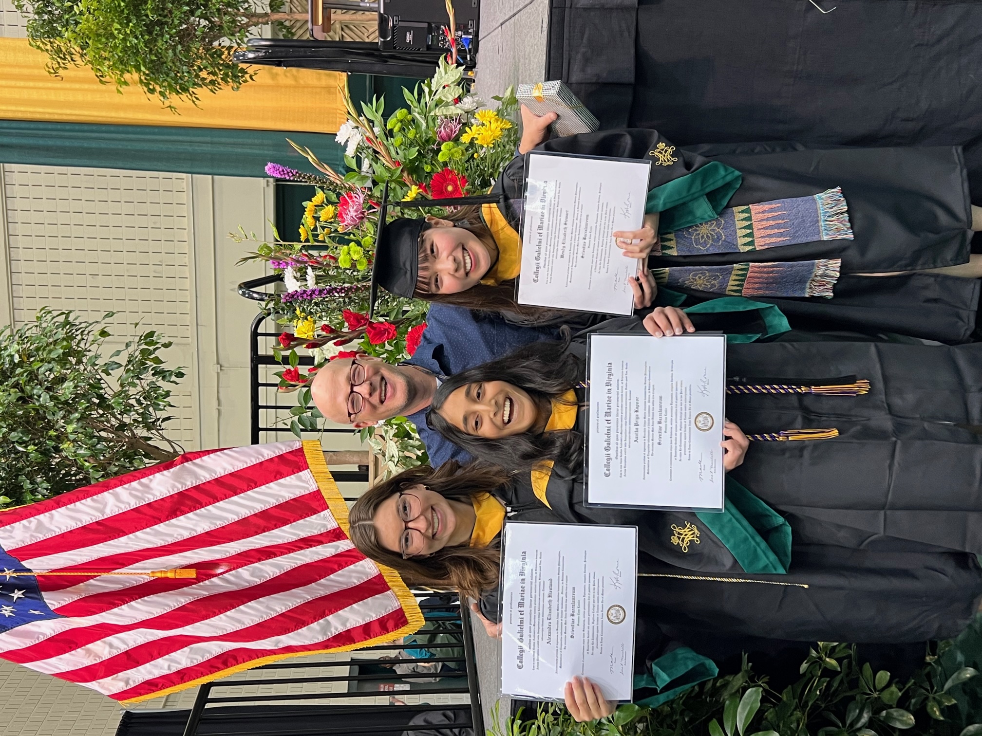 2023 Biology Graduates with Professor Kerscher