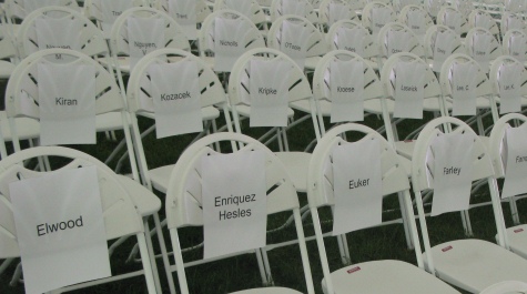 Chairs at Biology Department Graduation - 2014