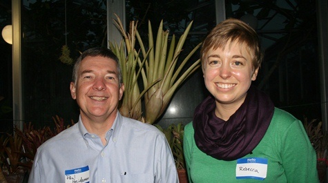 Faculty Paul Heideman and Rebecca Lowdon '09