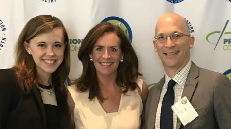 Former CGA Fellow and former CGA director posing with former VA first lady, Dorothy McAuliffe