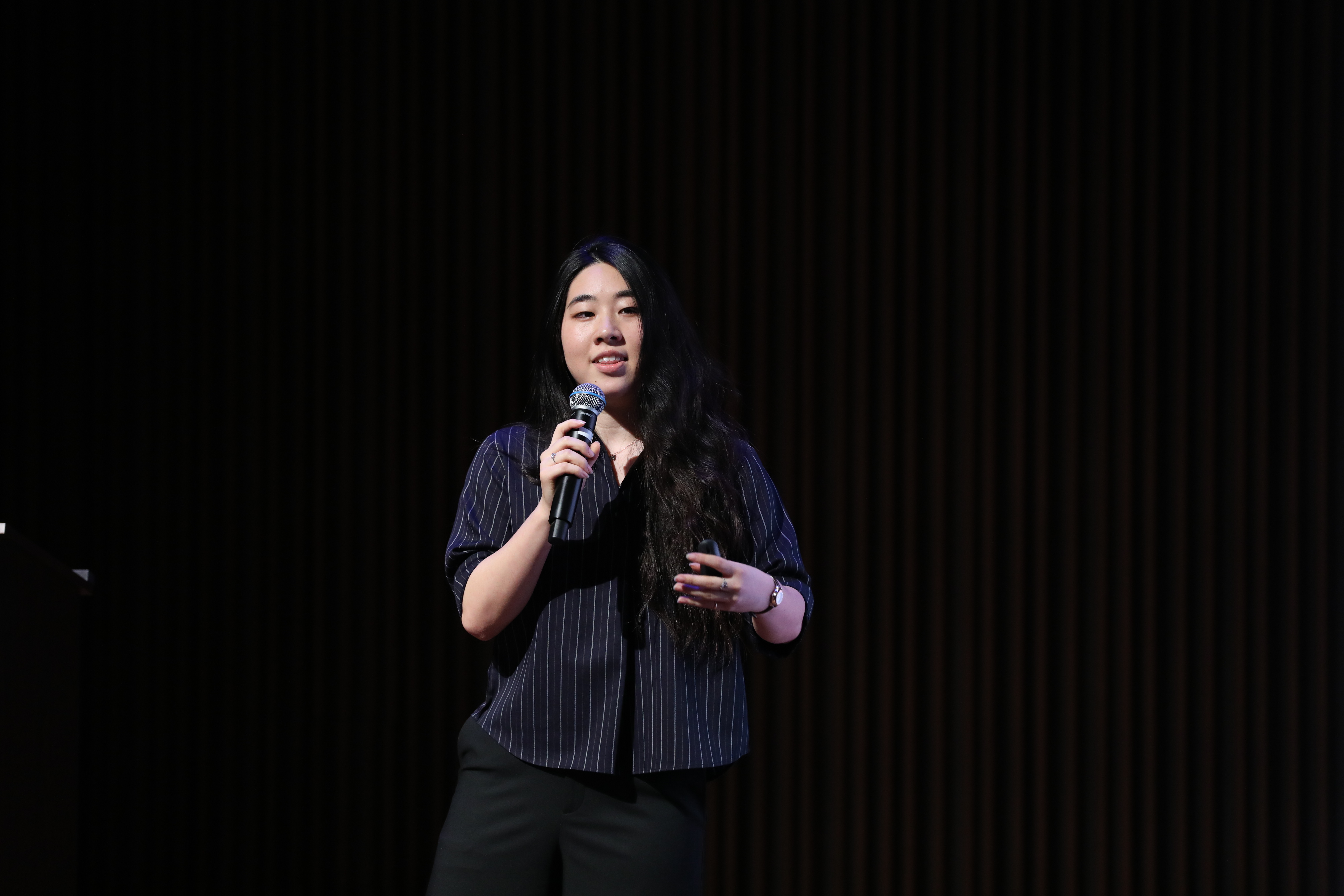 “The way the brain makes a visual perception is very similar to the way that an artist has to take the 3D world and make it into a painting,” says Cha. “We’re always lifting the world into a form that can be understood as a visual perception, or as a painting. There’s a sense of transduction.” (Photo by Adeline Steel)