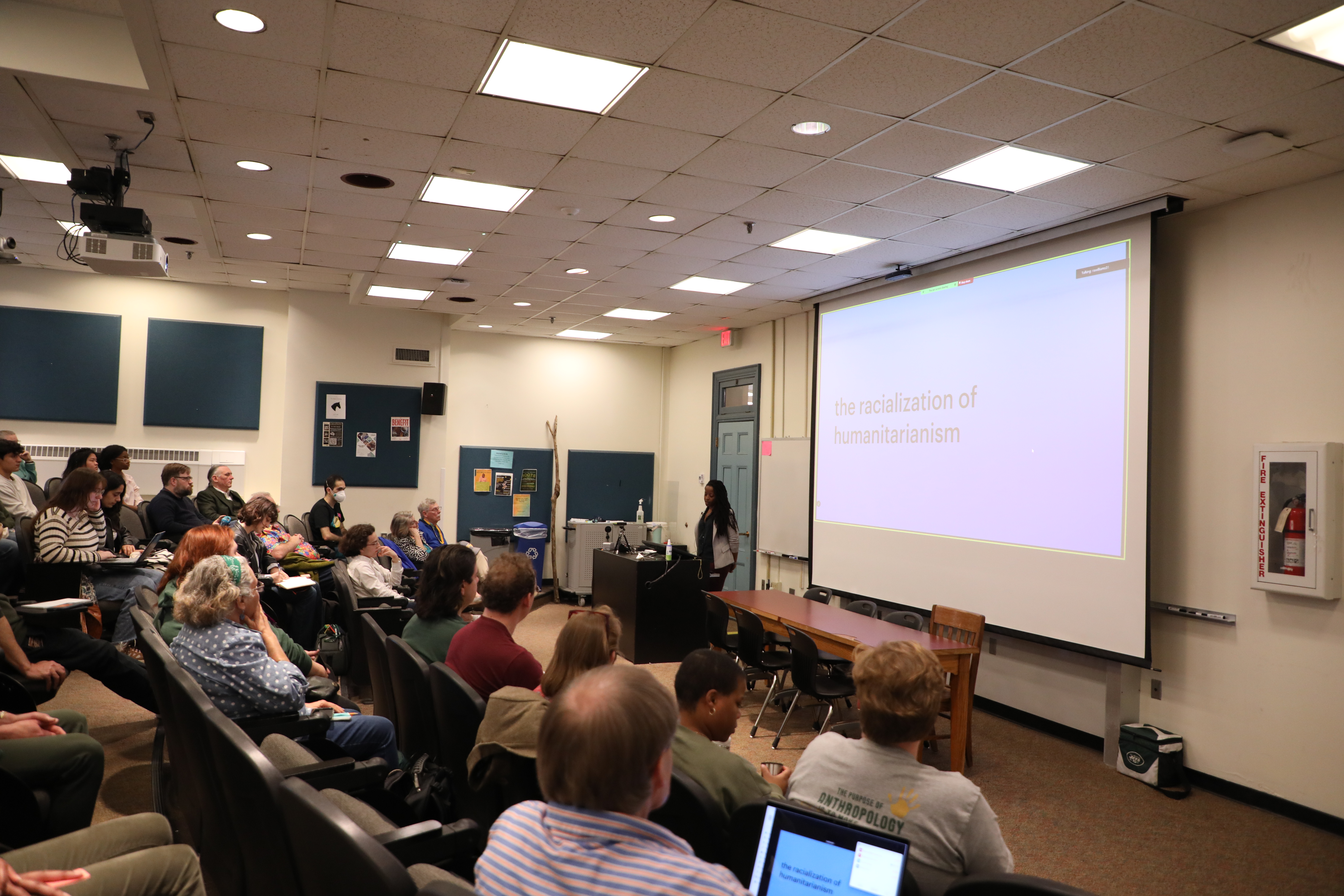 As an undergraduate, Munyikwa spent hours in Washington Hall, studying anthropology and absorbing lessons from faculty. As this year's Homecoming Guest Alumni Lecturer, she returned to the very same hall to offer lessons gained from a burgeoning career at the intersection of medicine and anthropology. (Photo by Adeline Steel)