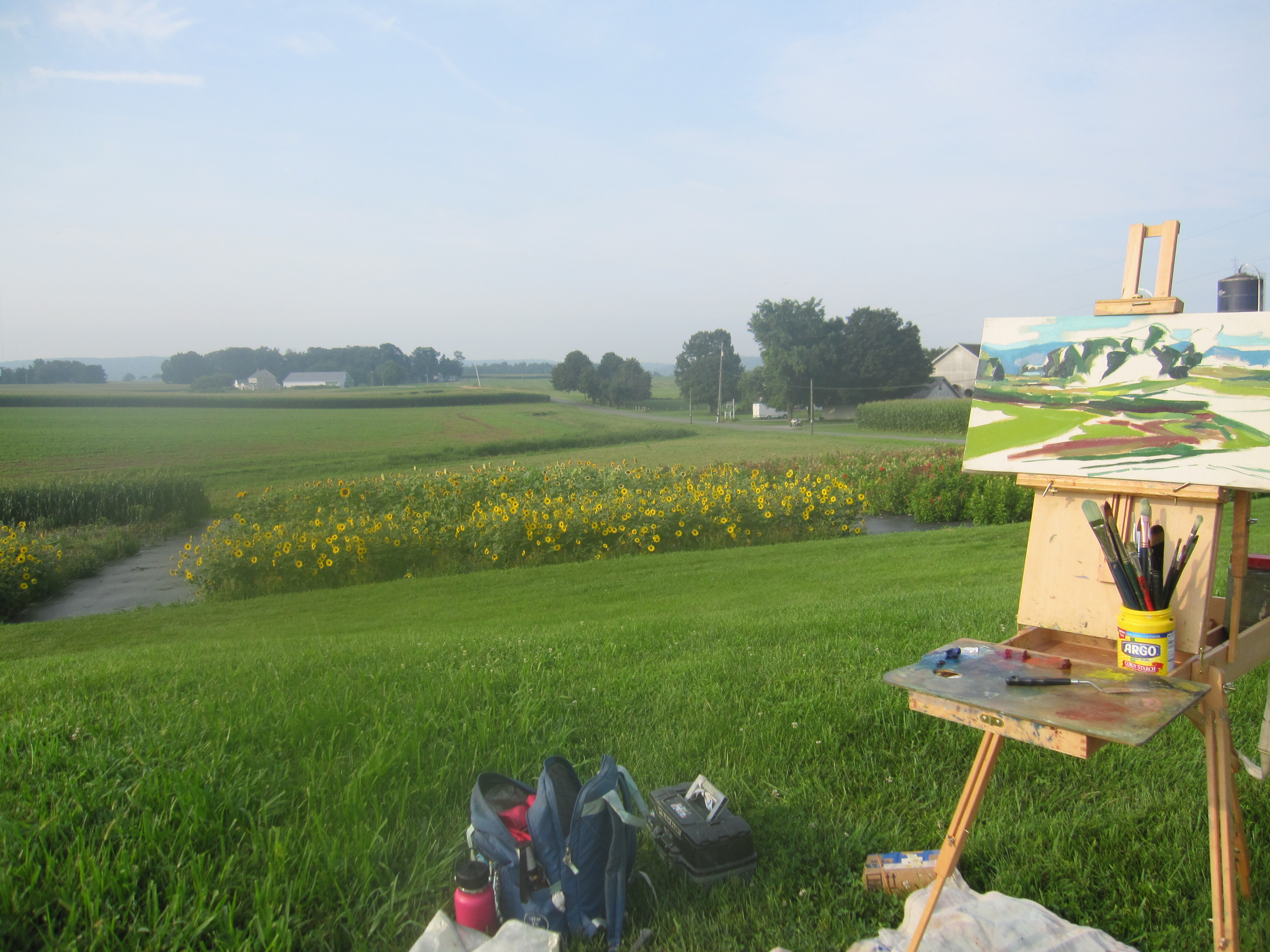 With support from a Louis E. Catron Grant for Artistic Development through the Charles Center, Katelyn Workman '27 pursued studies in last summer's Summer Intensive School at the Mount Gretna School of Art in Mount Gretna, Pennsylvania. (Photo by Katelyn Workman)