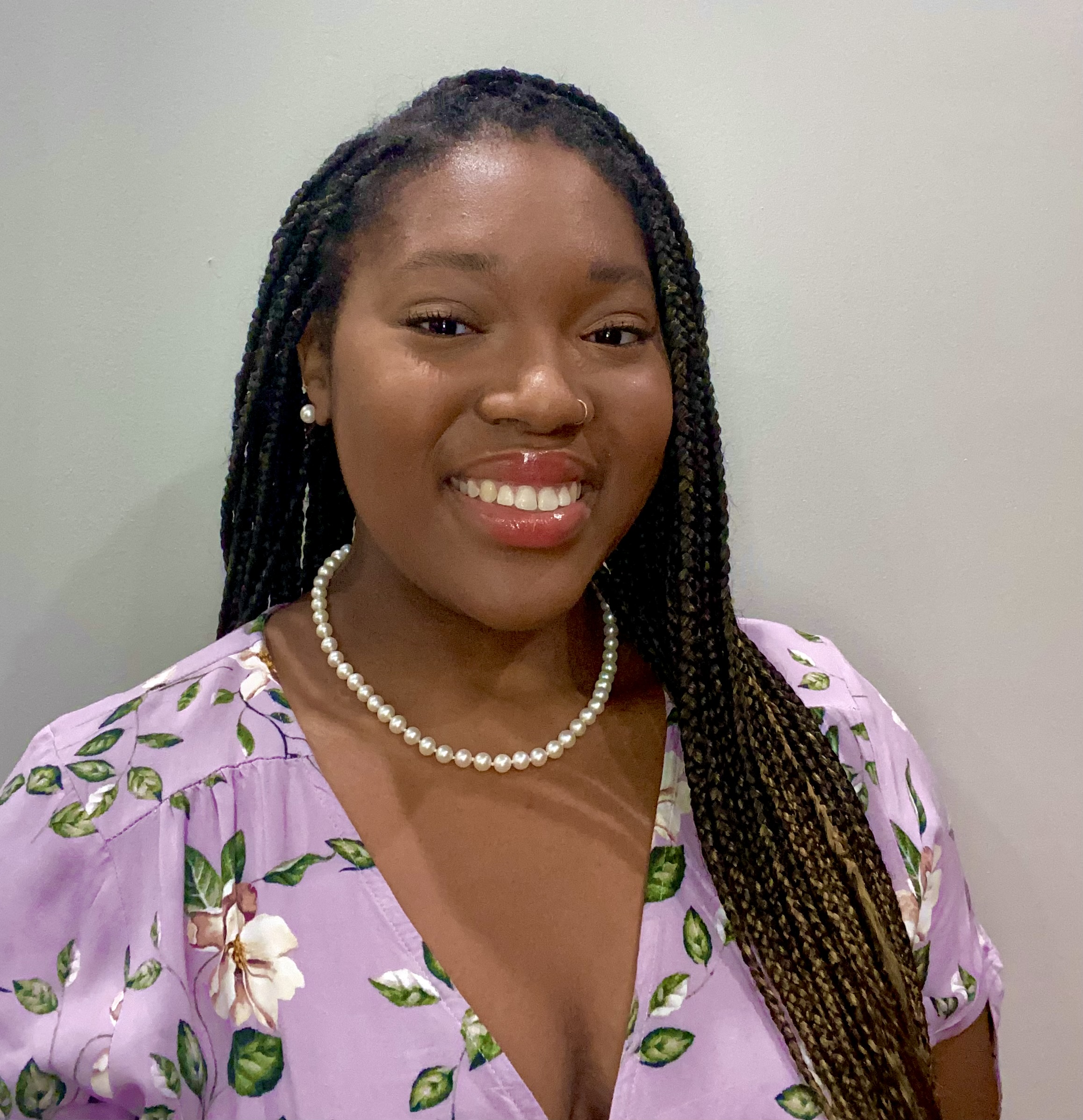 Honors student Kami Vigilant '24, a government and anthropology double major, researches how film and media portray cults. (Courtesy photo)