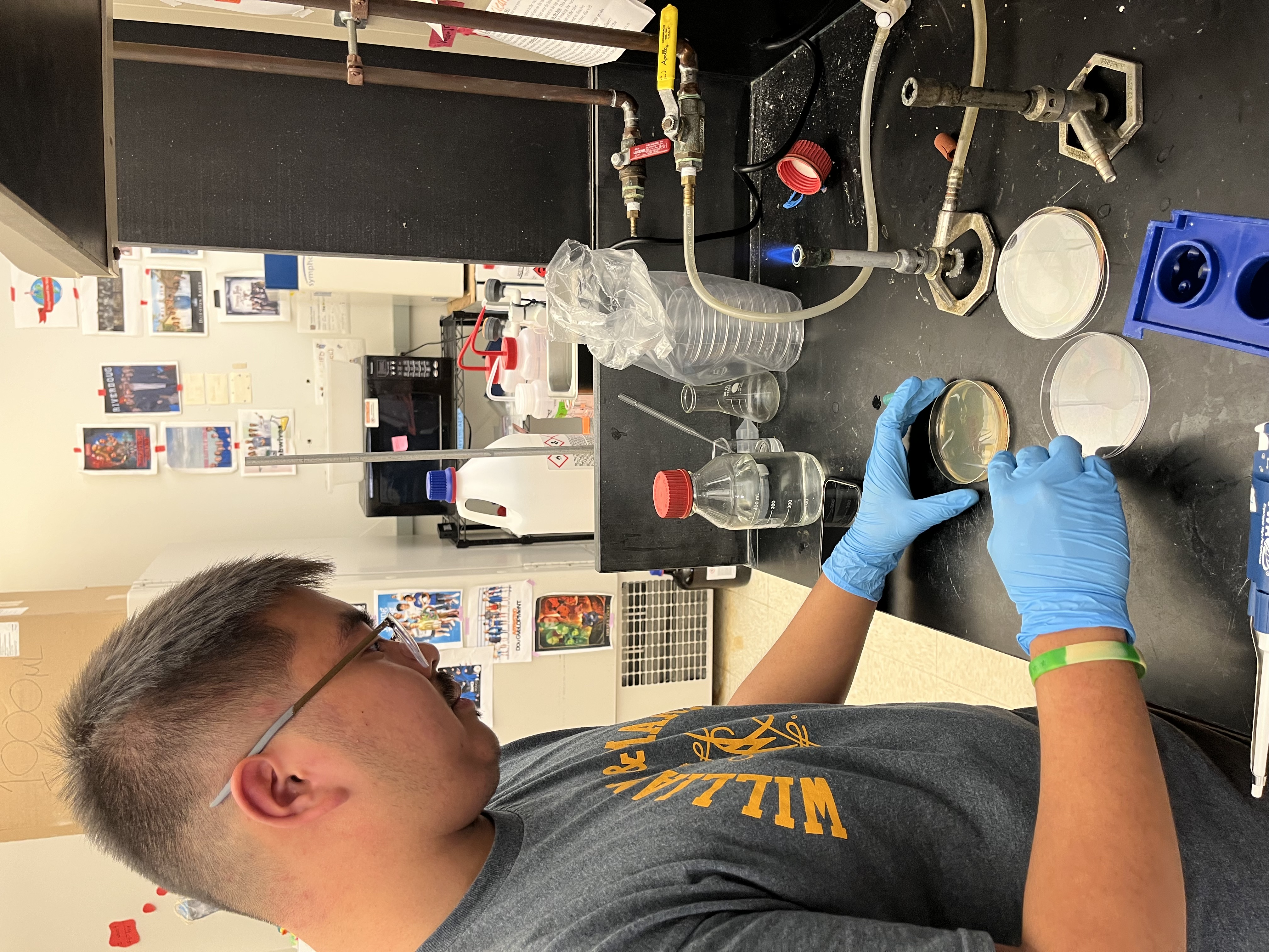 Stamps 1693 Scholar Cedrick Dimaranan ’27 is researching proteins that could improve cancer therapeutics with funding through the 1693 Scholars Program and Stamps Scholars Program. (Courtesy photo)