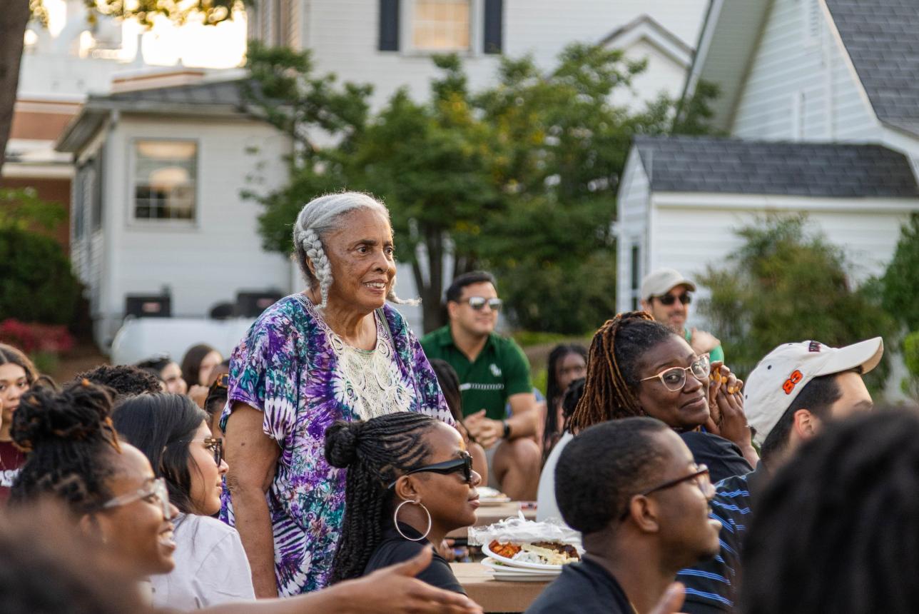 WMSURE's powerful sense of community and belonging shines through during the program's end of year celebration held April 30 at the Batten School, Virginia Institute of Marine Sciences. (Photo by Tess Willett)