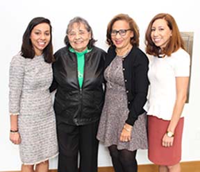 The Gaither Johnson family with Diane Nash