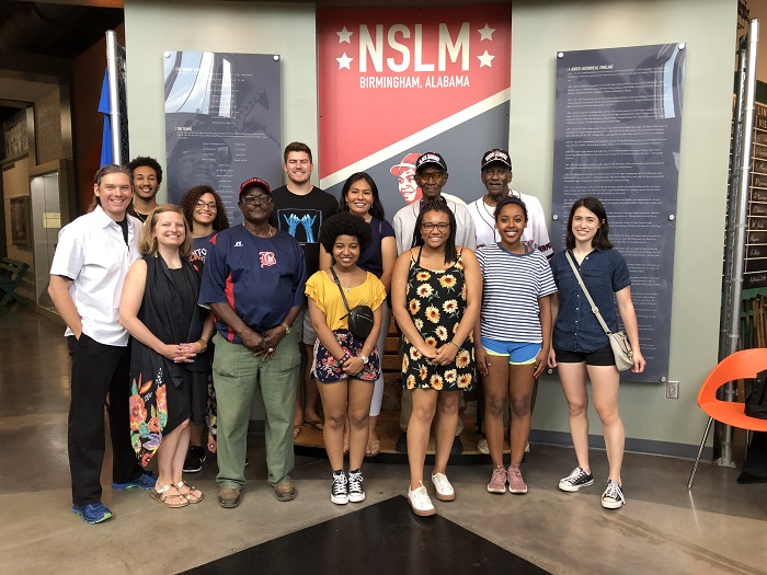 Study Away visits the Southern Negro League Museum