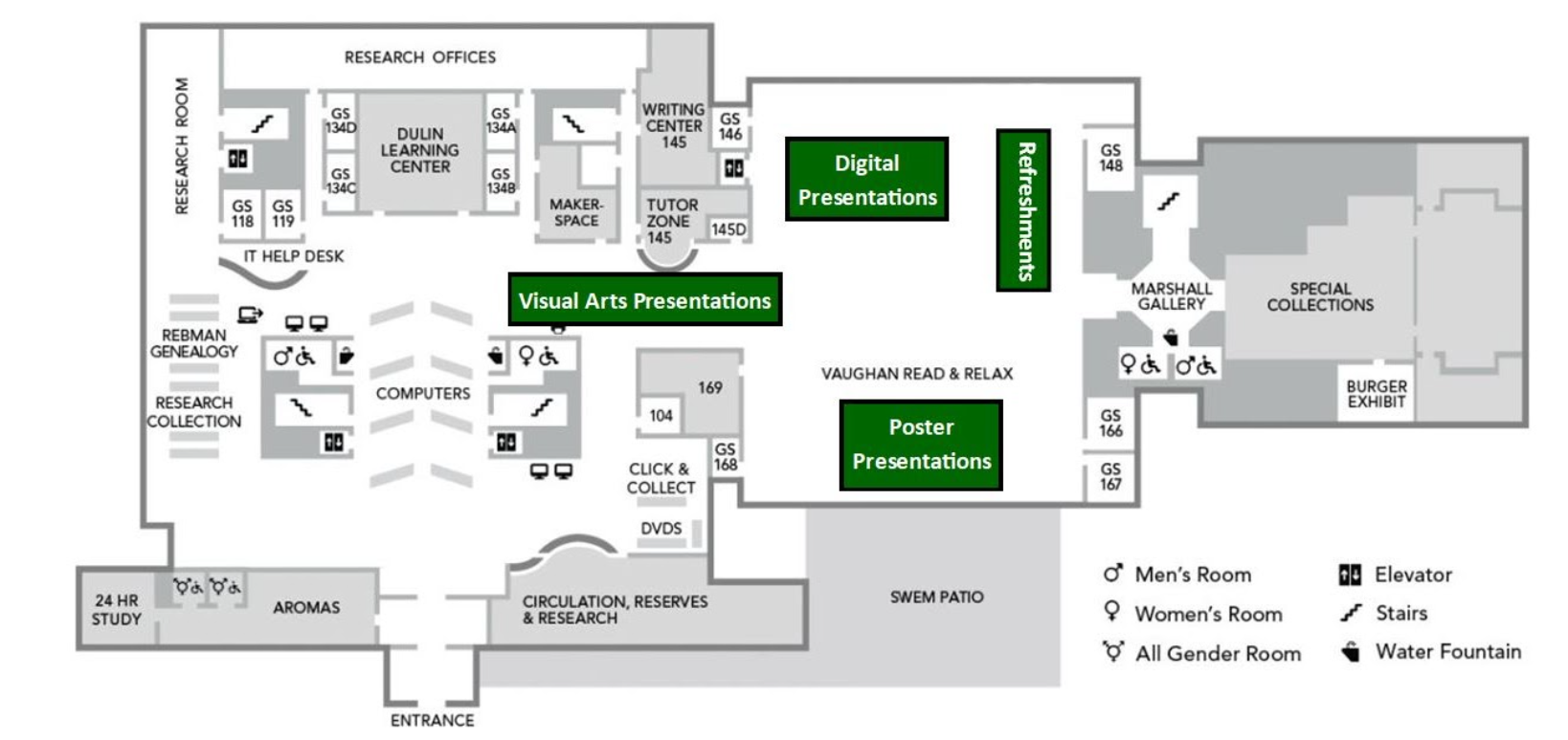 Undergraduate research in the arts &amp; humanities, social sciences, and STEM-related disciplines will be on display in the Swem Read and Relax room this Friday.