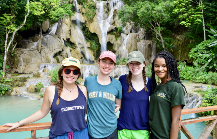 Freeman interns in Laos