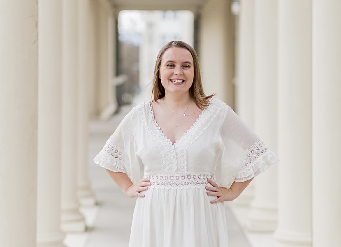 Kylee Toland, news editor of the Falls Church News-Press, served as a mentor for Phebe Fahmy '26 during her Grimsley Fellowship in Journalism last summer.  (photo courtesy Kylee Toland)