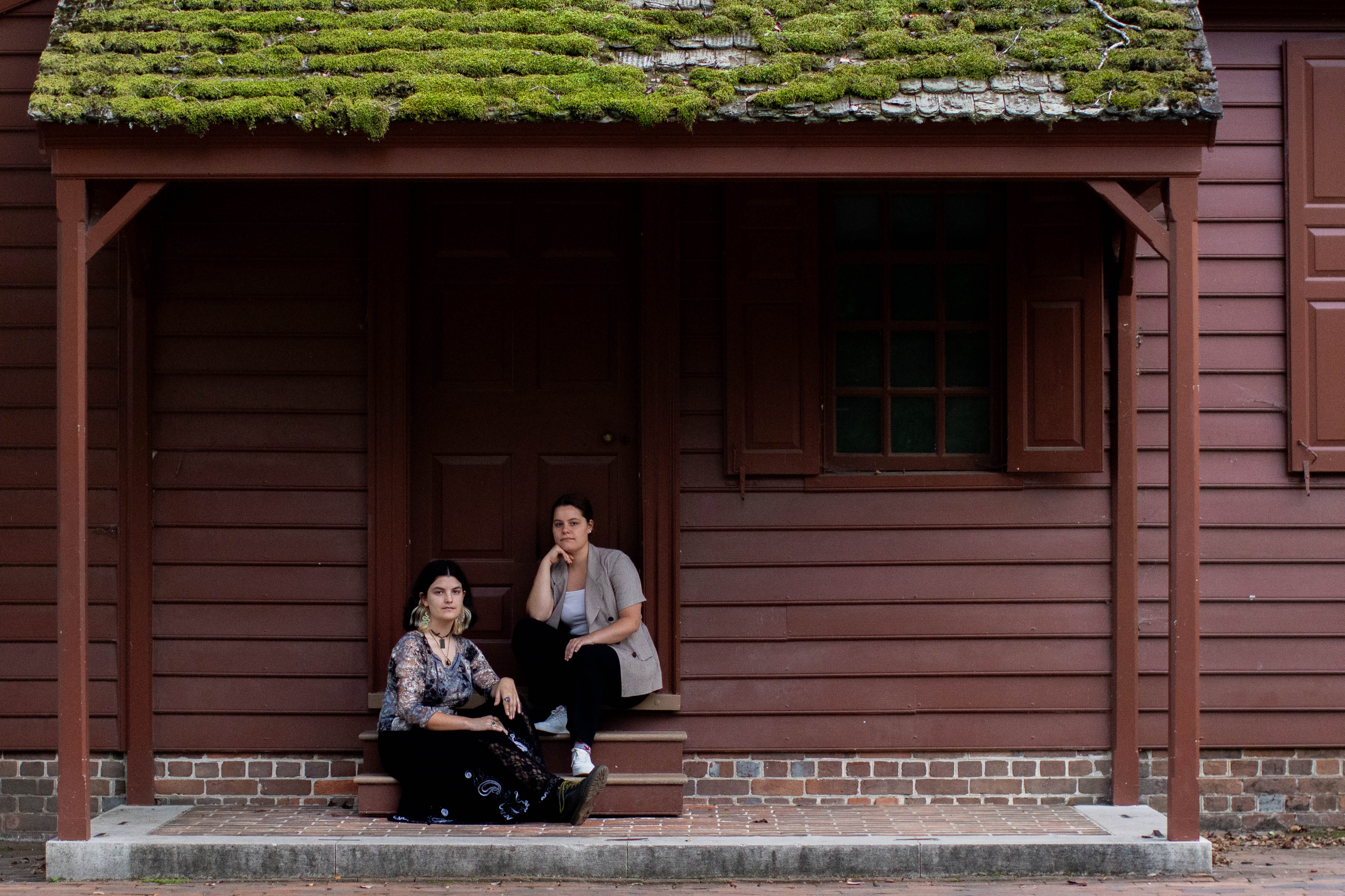 Leibowitz ’24 and Pereira-Lopez ’24 wish to understand the unexplainable, to travel down the roads that make the rest of us shudder with fright. (photo by Tess Willett)