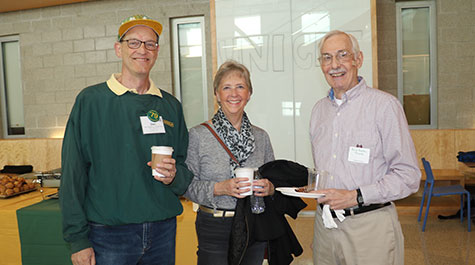 Dan Chrisman '79 and spouse  and Dick Kiefer