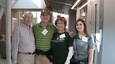 Dick Kiefer, Daniel '87, Rhonda '85 and Stephanie '15 Gianturco