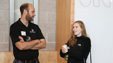 Doug Young and Indira Stevens ‘18