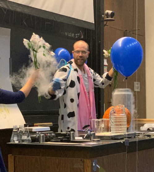 Prof. Doug Young at the Magic Show