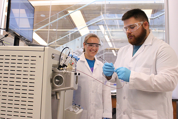 Research students in the O'Brien lab