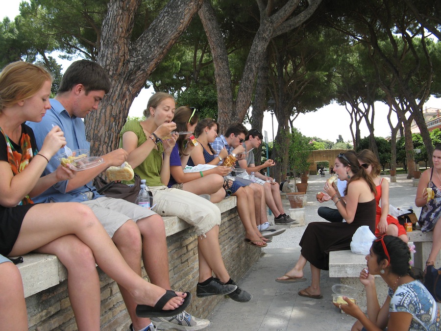 Lunch at Santa Sabina