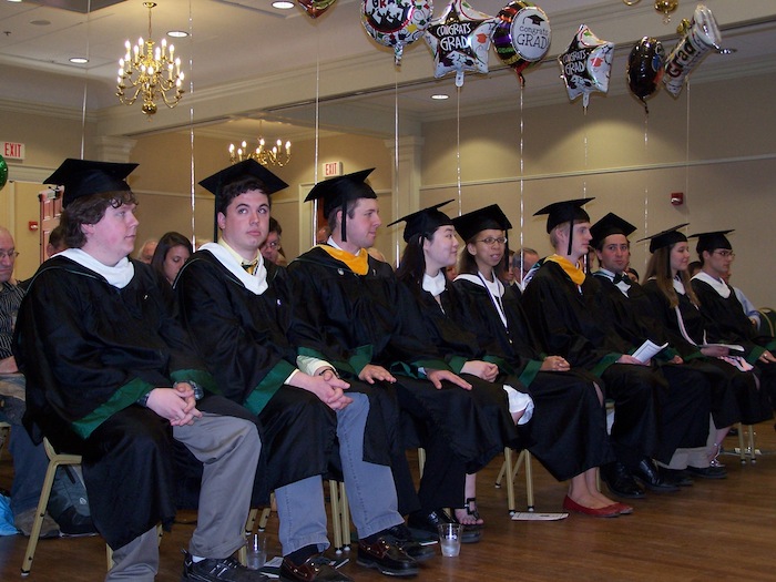 Class of 2011 (l-r): Ben Henkel, Joe Vincent, Barret Sowers, Reese Kim, Irene Morrison-Moncure, Mark Nauta, Nicolas Held, Kaitlyn Eudailey, and Sam McVane.