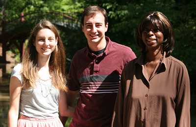 From left to right: Jennifer Thorne, Collin McMillan, and Judith Providence