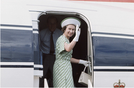 Queen on a Plane