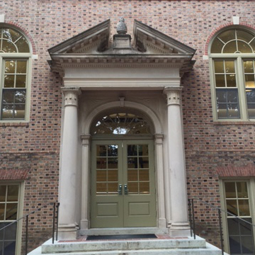 Front Door of Tyler Hall at William &amp; Mary