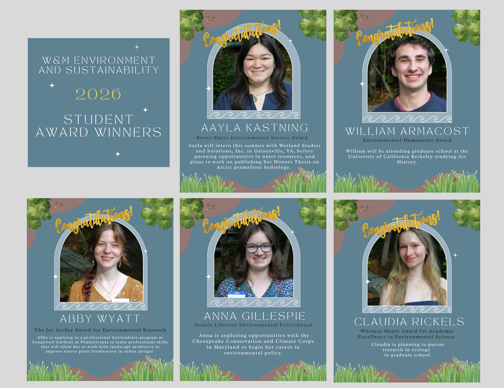 2026 ENSP awardees