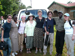 The entire Kenya contingent and friends.