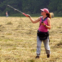 Anne Condon tracks bluebirds.