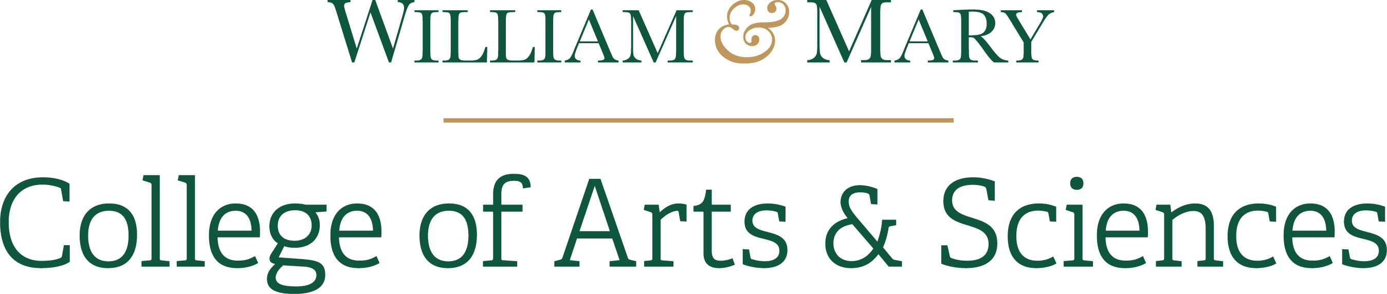 Logo that reads College of Arts & Sciences