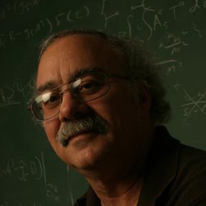 Professor of Physics Marc Sher. Photo by Stephen Salpukas.