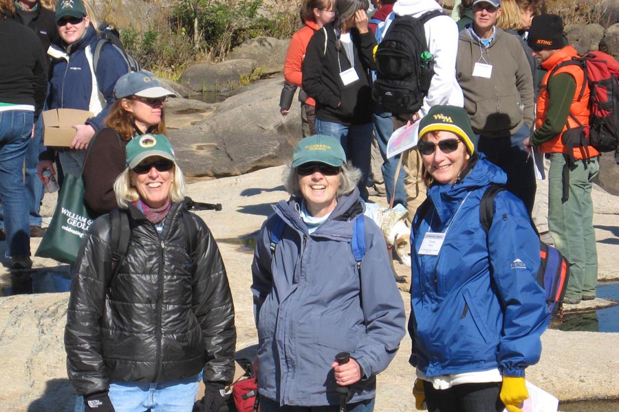 Three Classy Geo Ladies at Belle Island! Christine Turner ('71), Hope Huntington ('71), and Trudy Phelps ('71)
