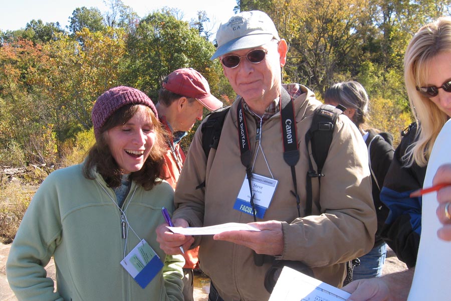 Brother and sister pair Susan Nolen and Steve Goodwin at Belle Island