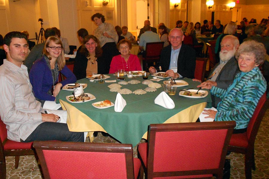 Banquet diners spanning the decades