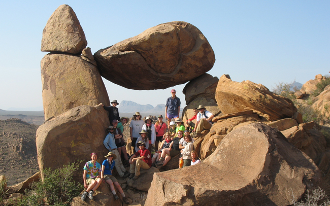 The 2014 trip to Big Bend National Park as part of the 310 summer course.