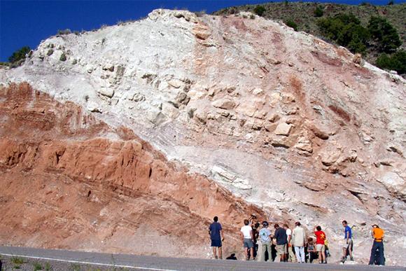 Fault contact in west-central Utah.