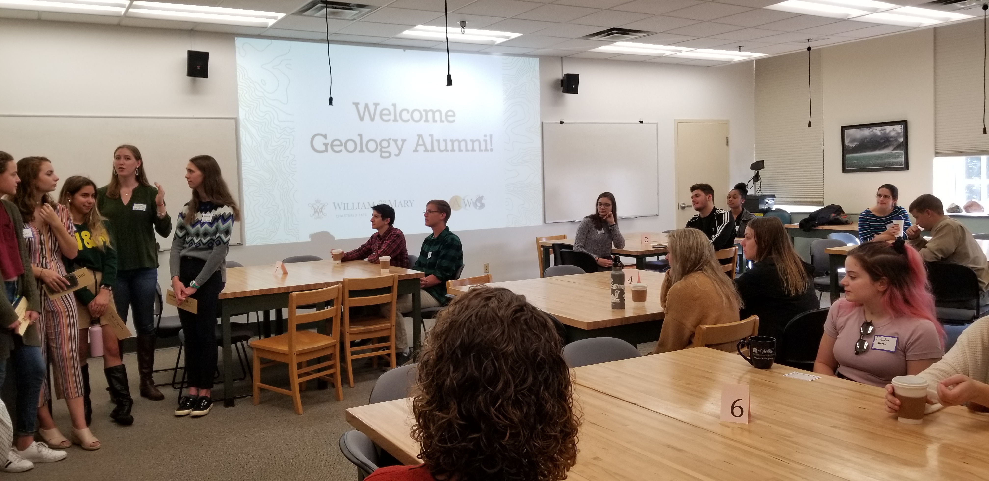 Fall 2019 members of AWG and attendees at our Homecoming event. 