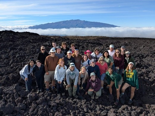 Regional Field Geology of Hawaii course led by Professors Rowan Lockwood and Chris Hein (VIMS) in May 2025