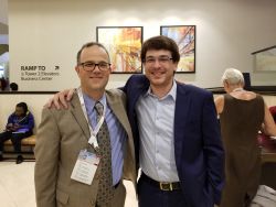 Paul Manna and Eric Arias at APSA 2017 (Photo by Allison Anoll) 